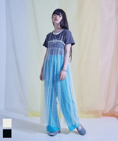 パールチュールワンピース水着 セール】オーロラチュールワンピース水着（女の子 水着）（水着