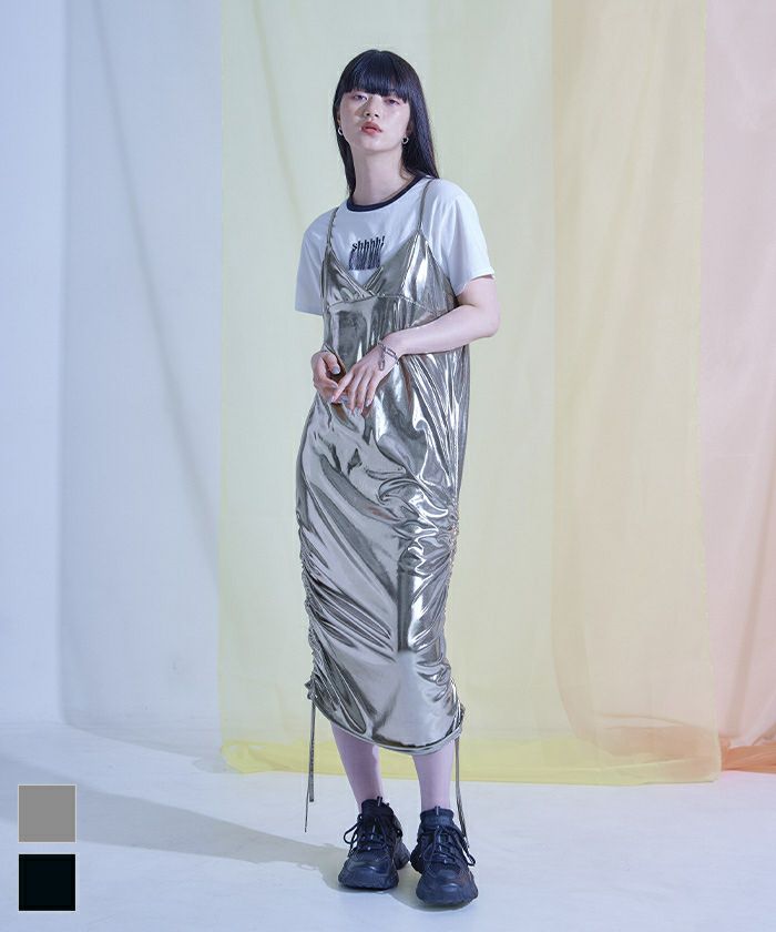 入荷即完売で再入荷☆ 爆暖ハーフZIPワンピース 352-85702