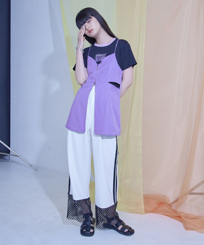 【美品】TODAYFUL スモッキング　ビスチェ　サイドZIP スモッキング刺繍ビスチェ（キャミソール）｜Unitage