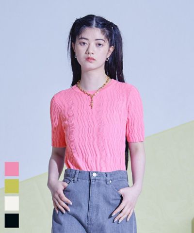 コルセットデザインミニ裏毛トップス〔メール便可／80〕 | miette