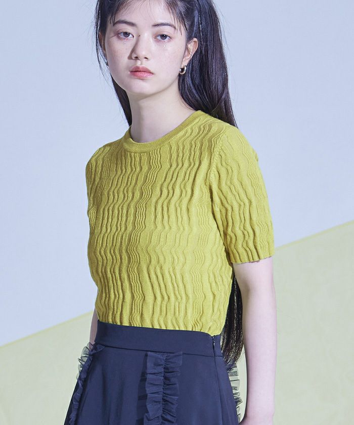美品　Takeshi Kanda　定番人気　半袖　キーネック　トップス　すっきり Takeshi kanda - SABI