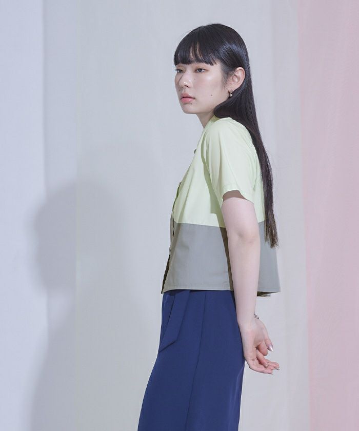☆美品☆ On Performance T 半袖　バイカラー カーブラインバイカラー半袖シャツ〔メール便可／80〕 | miette