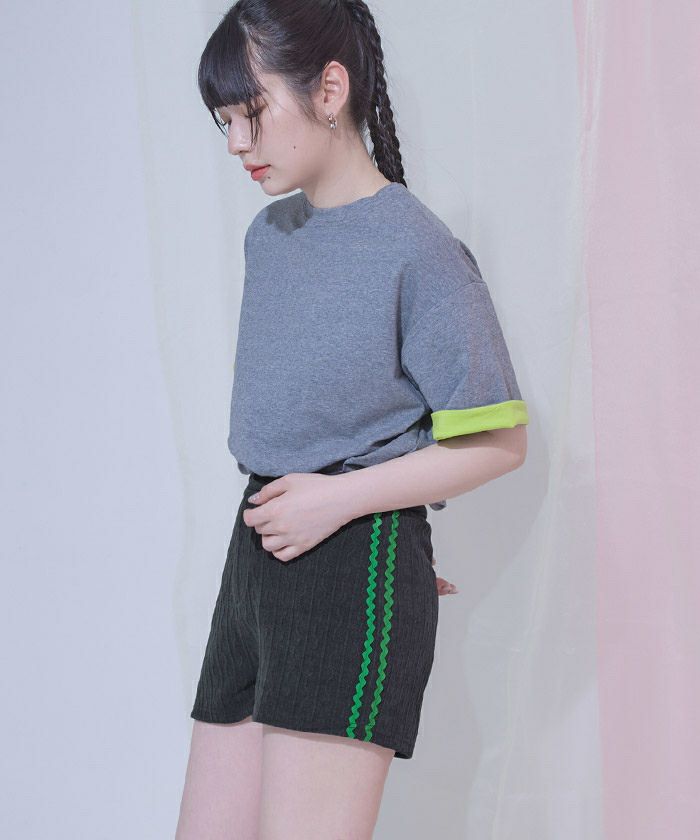 【試着のみ】bow.a ボウエー　水際　ナミナミ　パンツ　ショートパンツ 試着のみ】bow.a ボウエー 水際 ナミナミ パンツ ショートパンツ