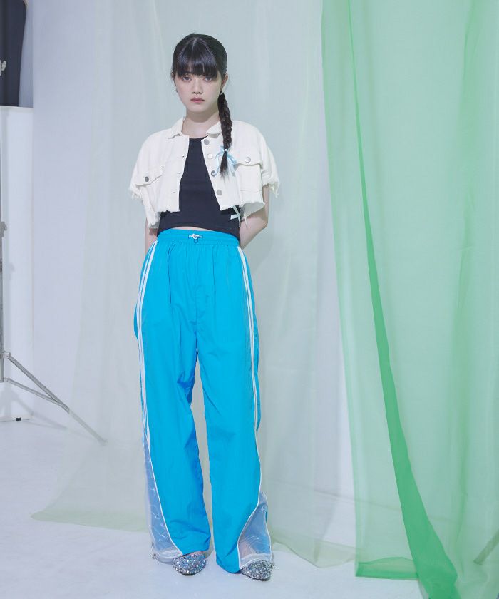 関税送料込★PATOU 半袖クロップドデニムジャケット ♡関税送料込♡Patou デニムジャケット