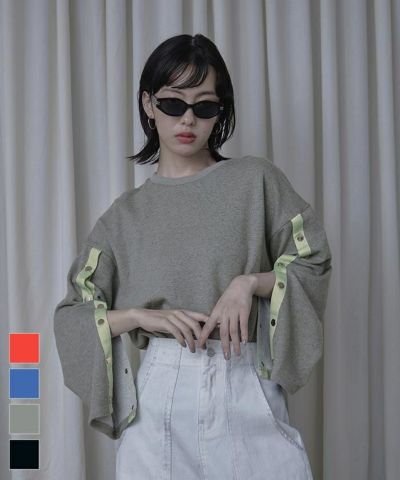 オープンスリーブプルオーバー