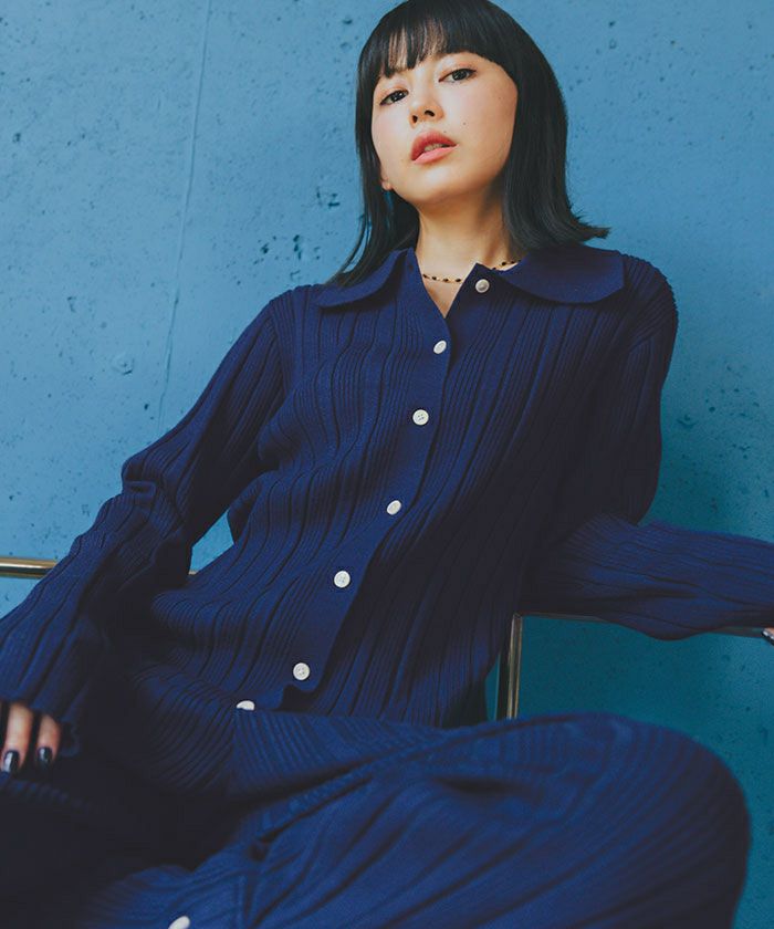 62エムズグレイシー セットアップ　38/40 250 エムズグレイシー セットアップ 38/40 リブニット