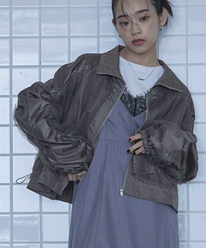 【melt the lady】トゥーショートブルゾン ☆美品！☆Melt the lady☆メルトザレディ☆トゥーショート