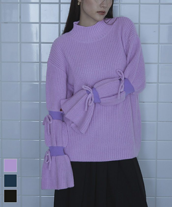 M me eme／Candy sleeve tulle tops (eme10343) | All Item | Mmeeme