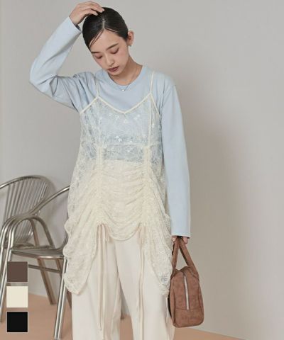 みこと美品❣️中綿入りワンピース mizuiro ind Aラインサイドポケットワンピース｜ MARcourt