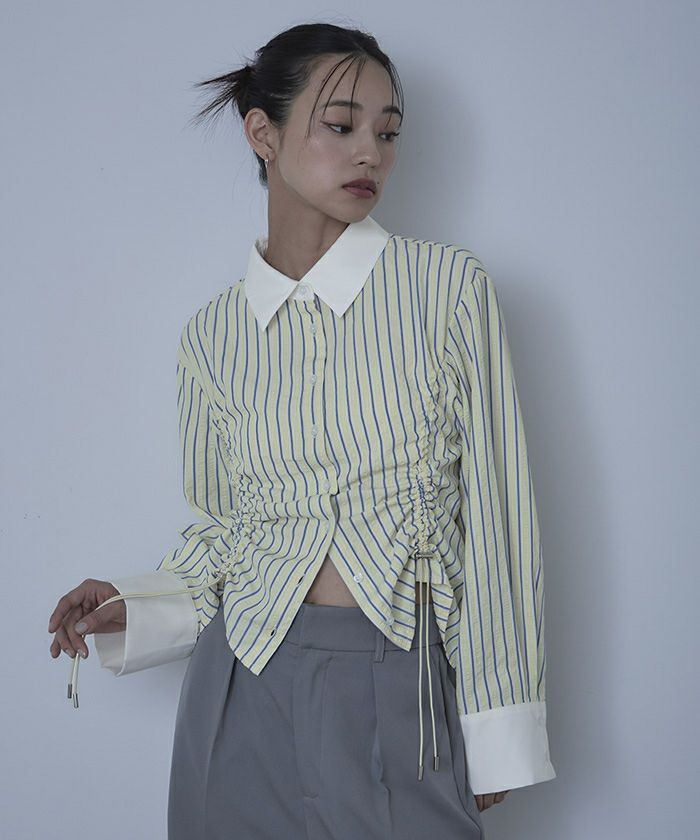 今期完売OHOTROストライプシャツ multi stripe shirt | OHOTORO
