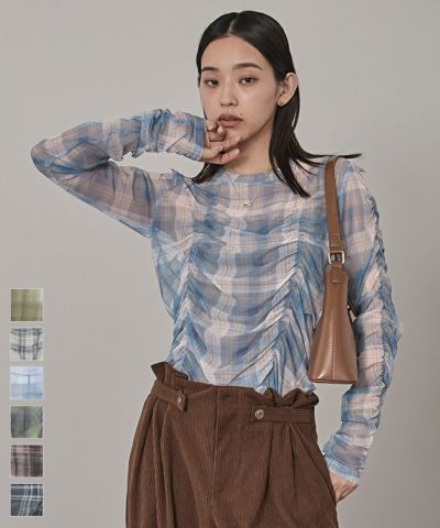 シャーリングシアートップス〔メール便可／70〕