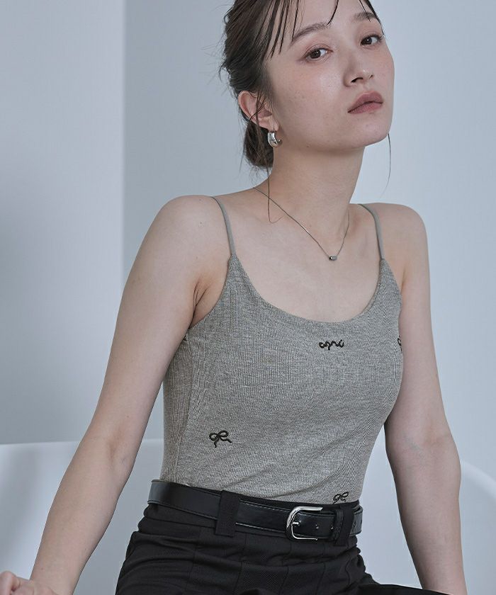 リボン ribbon belt wide pants / サイドリボンワイドパンツ