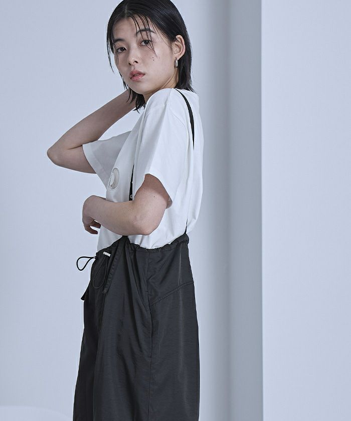 BEAMS BOY サスペンダー付きパラシュートパンツ 美品》BEAMS BOY サスペンダー付きパラシュートパンツ - メルカリ