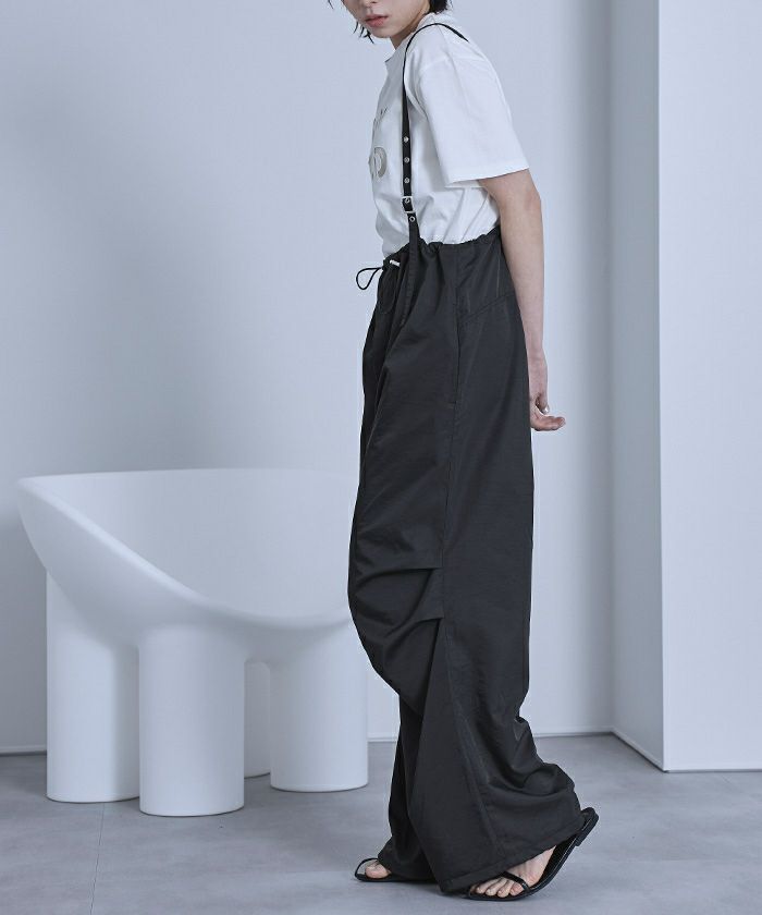 BEAMS BOY サスペンダー付きパラシュートパンツ サスペンダー付きパラシュートパンツ | miette