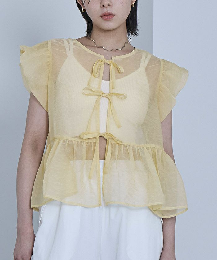 【美品】Merlette スモッキング　バルーンスリーブ ブラウス5.5万円 バルーンスリーブブラウス【SALE】 – SELECT MOCA