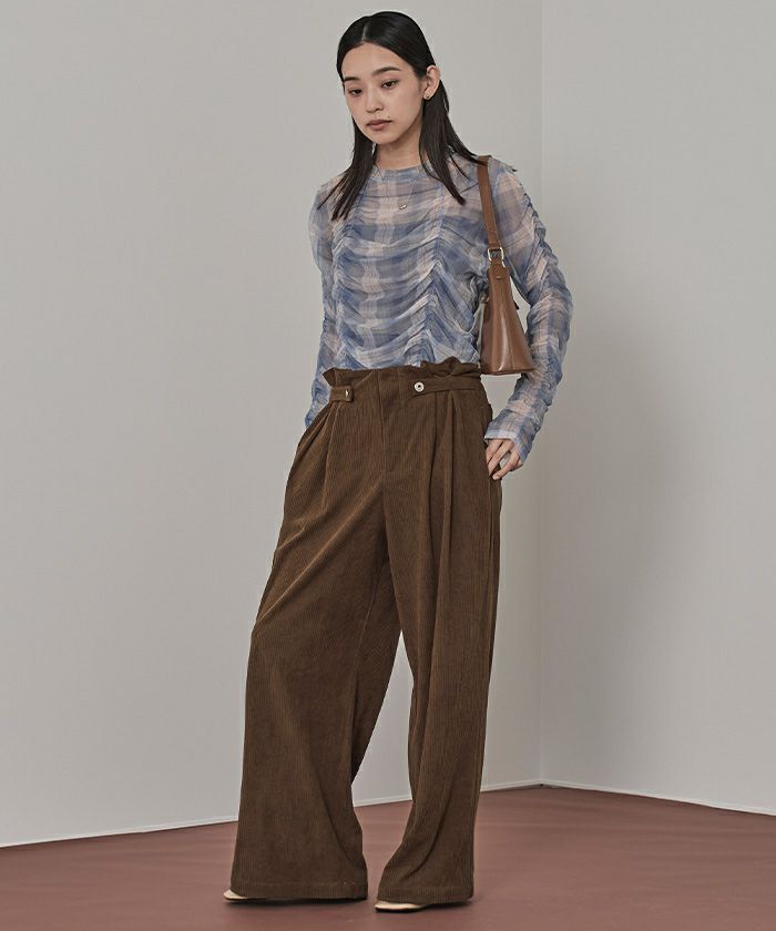 R G様 セットアップ専用 コーデュロイビスチェセットアップ | miette