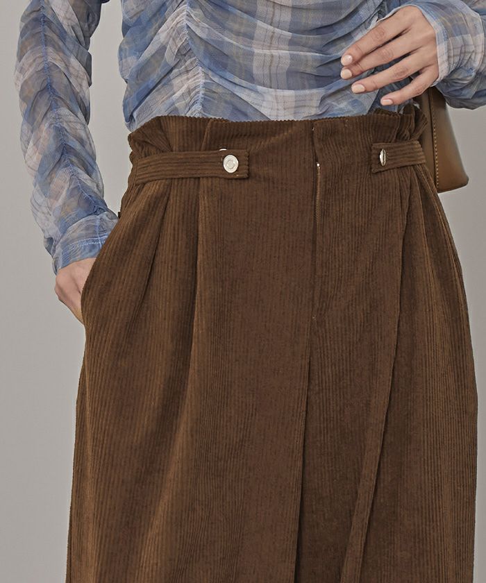 コーデュロイビスチェセットアップ | miette