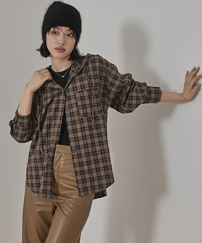 KITH フード付きチェックジャケット Sサイズ KITH フード付きチェックジャケット Sサイズ