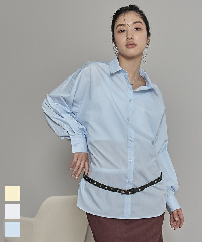 オーバーサイズシャツ〔メール便可／100〕 | miette